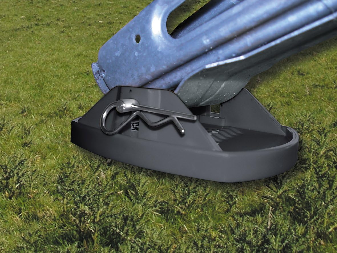 Euro Trail 4 support plates with metal pin for caravans