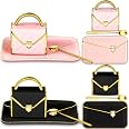Zubebe Handbag-Shaped Coffee Mug Set – 10oz Ceramic Purse Cup With Spoon & Saucer, Black & Gold, Fun Gift For Women