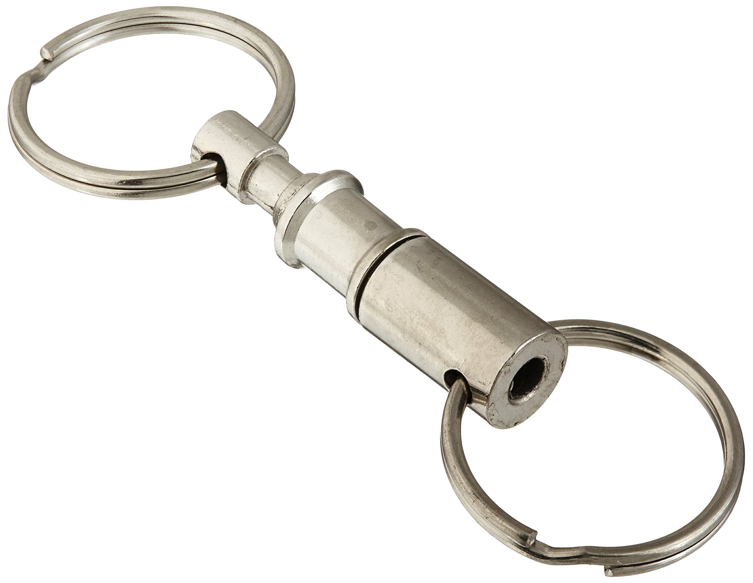 Partstock(TM) 5Pack Heavy Duty Dual Key Ring Quick Release Detachable