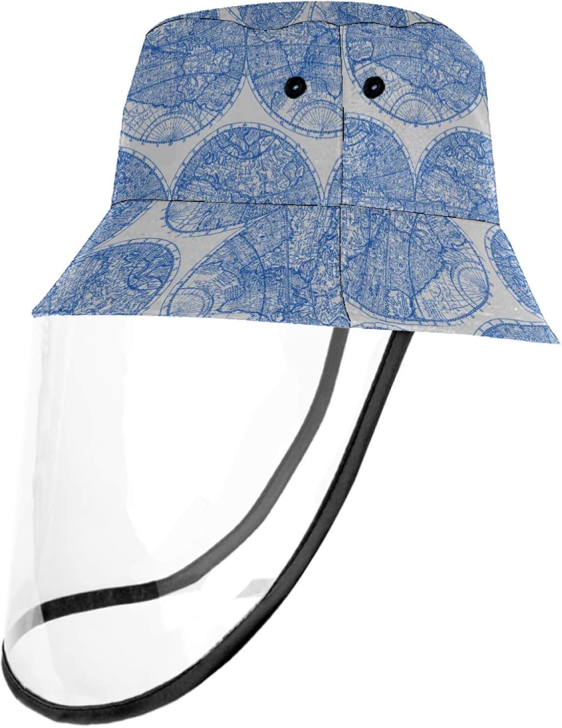 Bucket Hat Safety Face Shields Summer Fisherman's Caps Sun Hat for