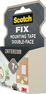 Scotch FIX Interior Double-Sided Mounting Tape 19mm x 1.5m White view 5