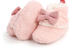 hitoddler Baby Boys Girls Booties Infant Newborn Sock Shoes Slippers Winter Warm Crib Footwear First Walkers