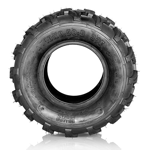 AutoForever 18x9.5-8 ATV/UTV Sport Tires - 4-Ply All-Terrain Tubeless (Pack Of 2)