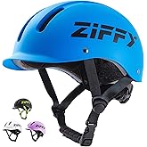 ZIFFY Kids/Toddler Bike Helmet, Adjustable, Lightweight, Safety Certified Scooter Helmet for Boys & Girls with Washable Inner Lining, 2 Sizes, 4 Colors – Fits Toddlers to Youth by Jova