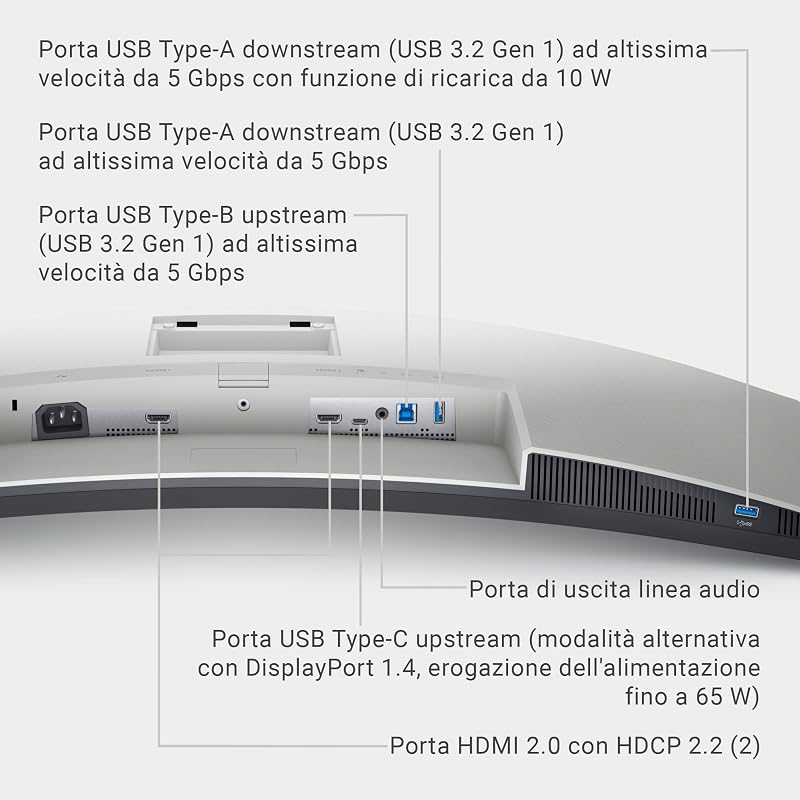 34 USB-C Monitor - S3423DWC, WQHD (3440x1440), 100Hz, VA, 4ms