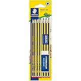 STAEDTLER 120S1BK10D Noris Pencils HB with Sharpener and Eraser, Pack of 10