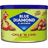 Blue Diamond Almonds Chile 'n Lime Flavored Snack Nuts, 6 oz, Pack of 1