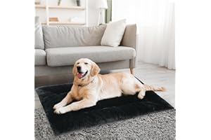 KUZMALY Dog Bed XXL - Washable Extra Large Dog Crate pad - Super Soft and Plush Dog Crate mat - Anti-Slip Pet Sleeping Mat