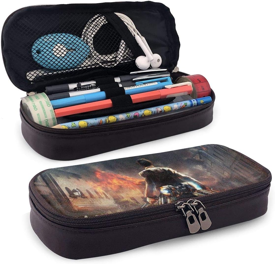 Naran Network Eren Jaeger Attack On Titan Travel Cosmetic Bag Pencil Case Fashion Jewelry Zipper Wallet