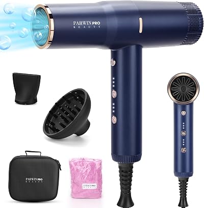 PARWIN PRO BEAUTY Hair Dryer 110K RPM Ionic Fast Drying Low Noise Brushless