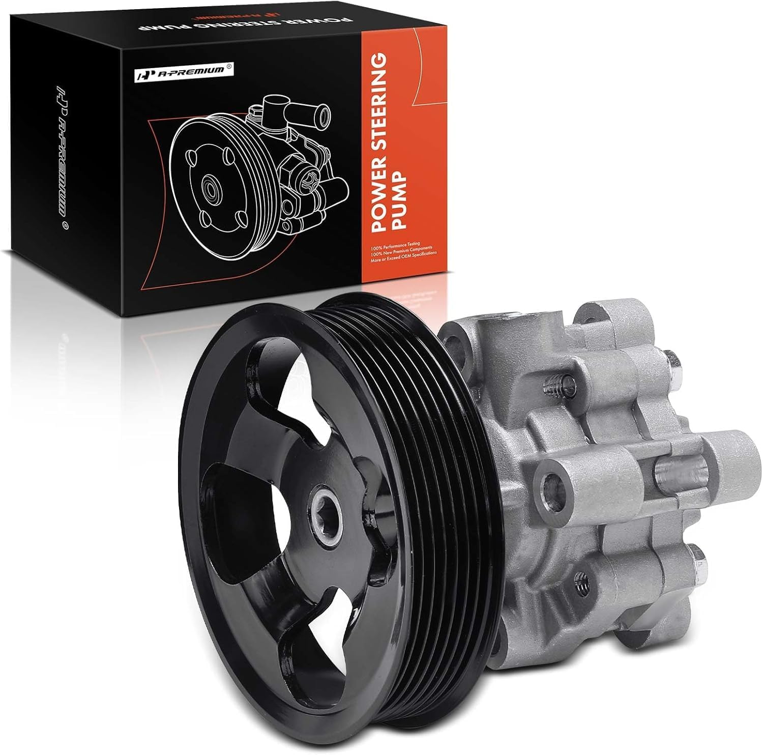 Photo 1 of A-Premium Power Steering Pump, with Pulley, Compatible with Scion tC 2005 2006 2007 2008 2009 2010, L4 2.4L, Replace # 4431020870