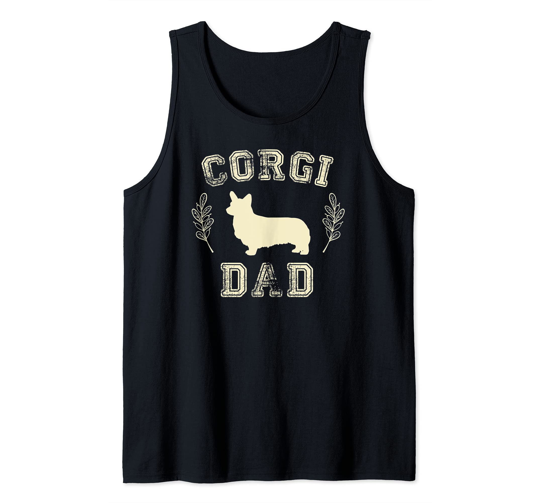 Mens Corgi Dad Corgi gifts for men Corgi Lovers Owners Corgi Dog Tank Top