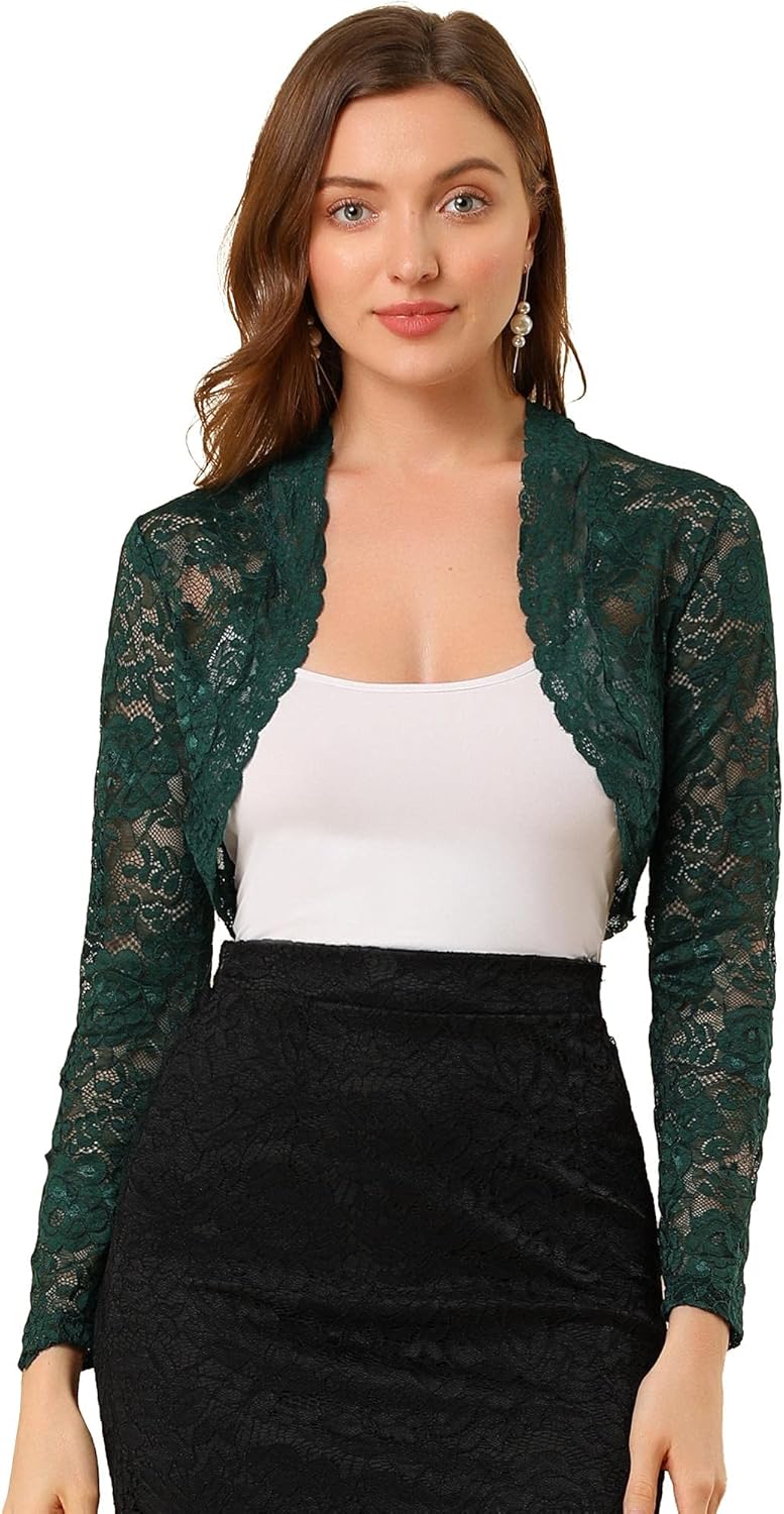 sheer floral cardigan