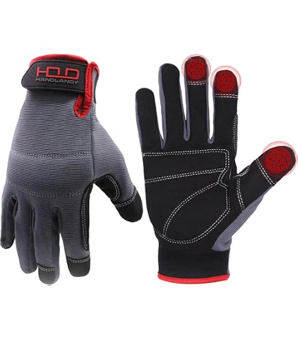 3 Pack Powergrab 41-1475 3/4 Dipped Thermal Hi-Vis Orange/Black