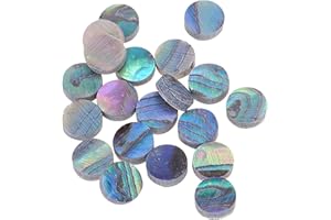 Musiclily Pro 6mm Natural Paua Abalone Shell Guitar Fretboard Inlay Dots (Set of 20)