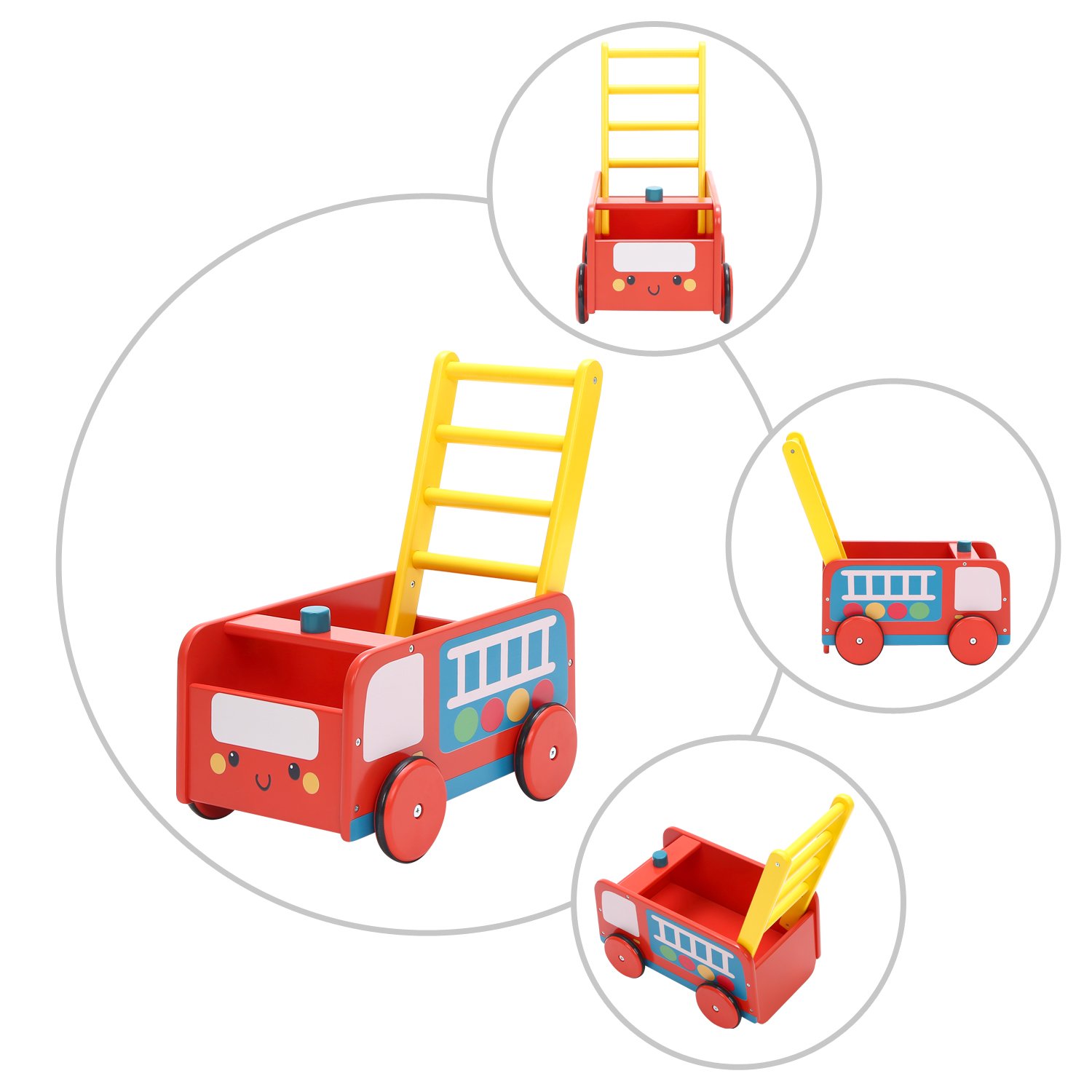 fire truck baby walker