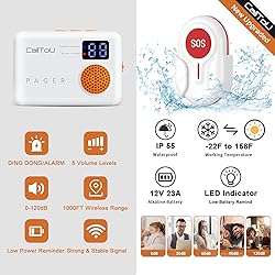 CallToU Caregiver Pager Wireless Call Button
