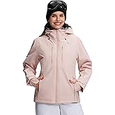 Pionner Camp Women's Ski Jacket 15k Waterproof Insulated Winter Snow Coat Rain Jacket for Skiing Snowboarding Hiking