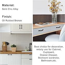 homdiy 25 Pack 3 Inch Cabinet Handles Black Cabinet