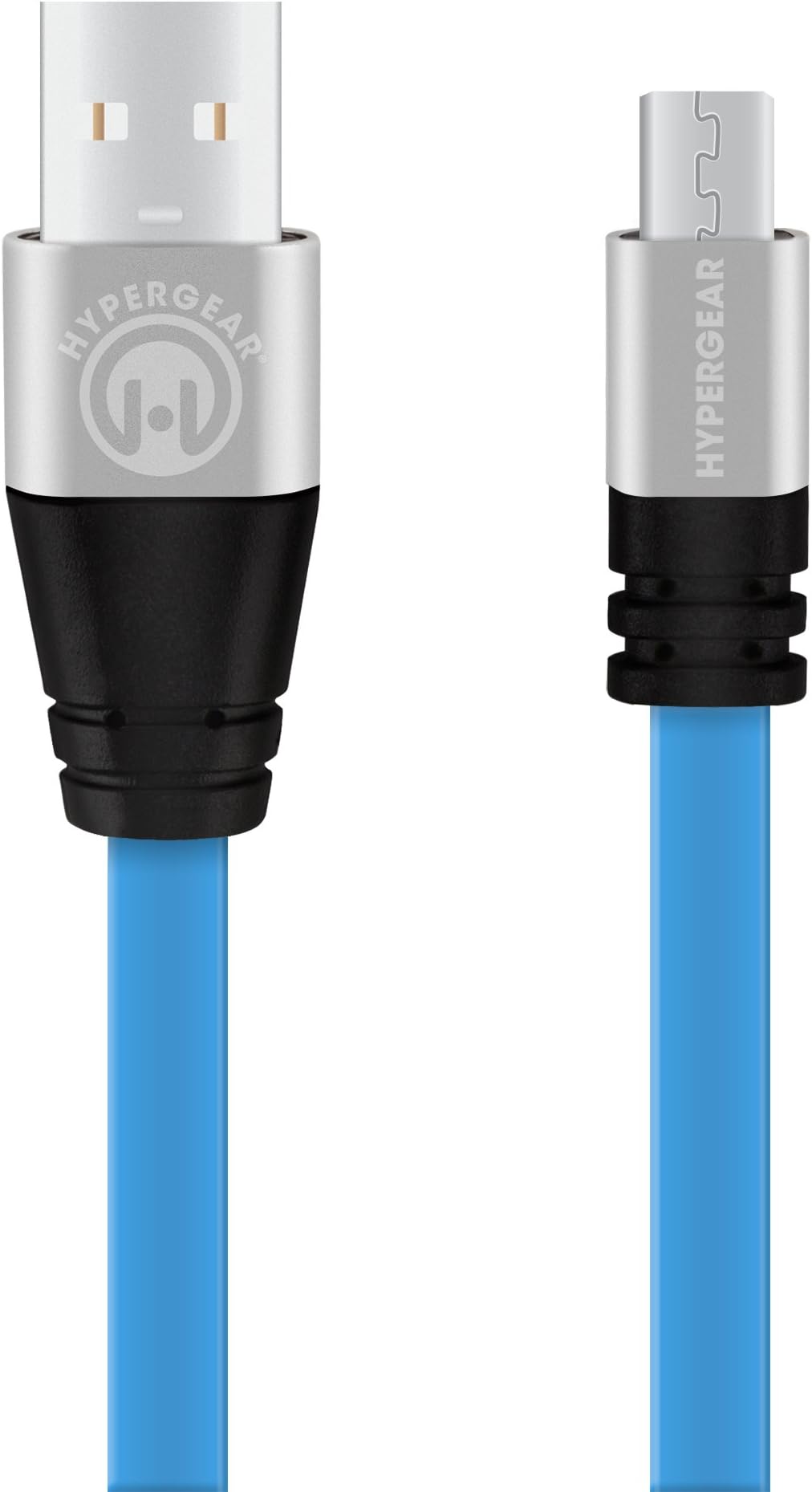 HyperGear Flexi Micro USB 6ft Charge and Sync Wireless Accessory Cable (Blue) 6ft. - Item #114043
