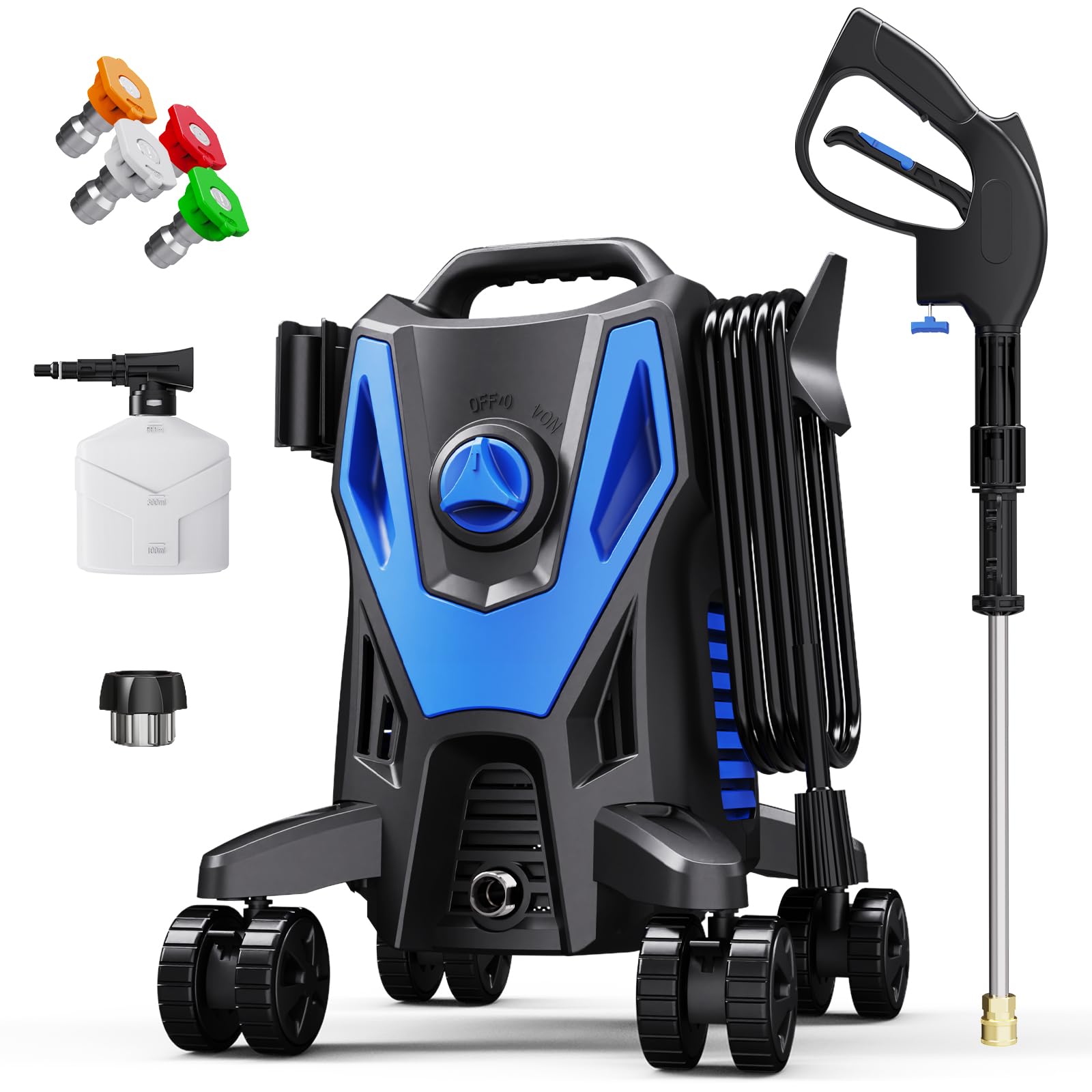 Photo 1 of ***PARTS ONLY -SELLING AS IS*** Pressure Washer -4800PSI with Anti-Tipping, 35FT Power Cord,Power Washer for Cars Fences Driveways Patios Home