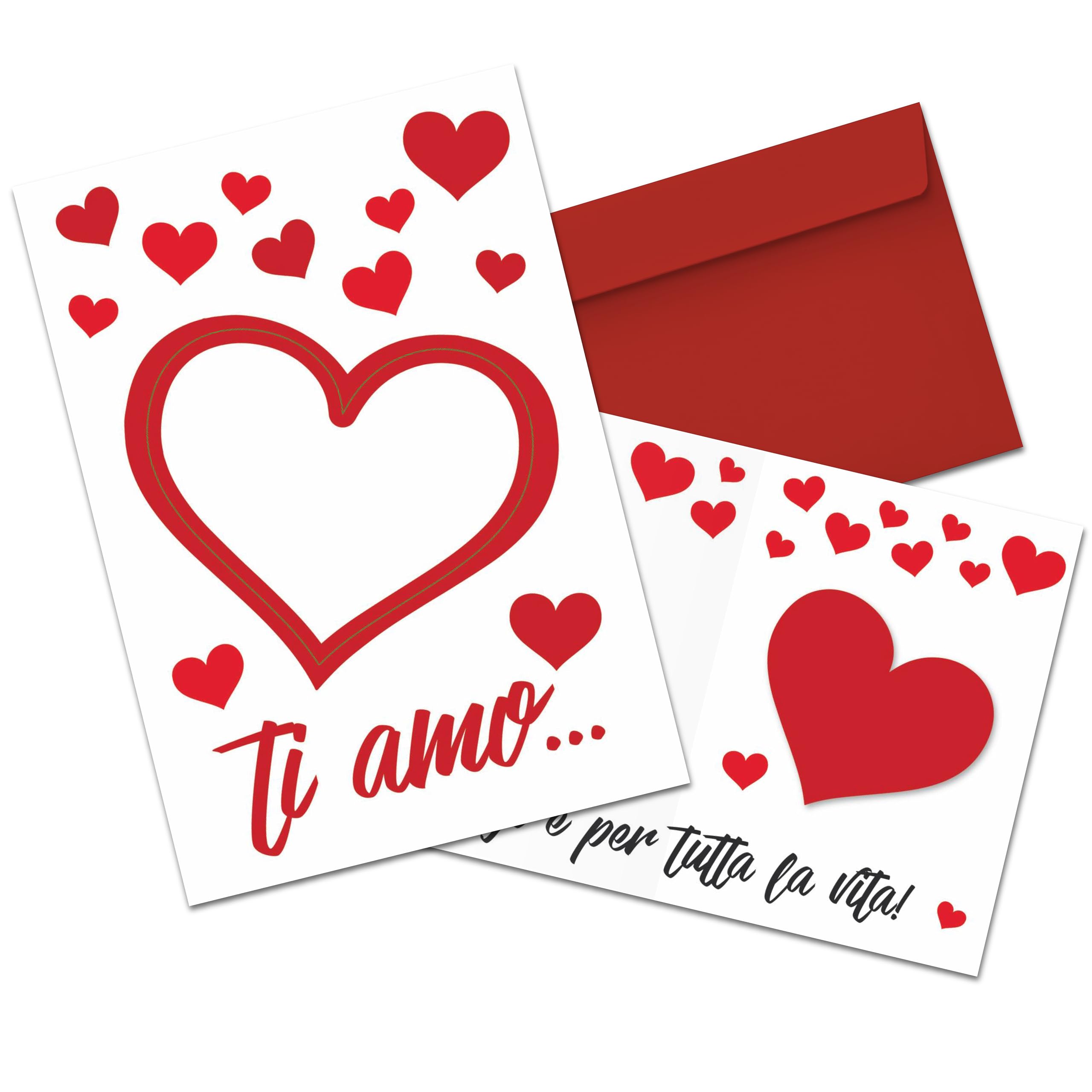 LINA OFFICINE GRAFICHE CREATIVE TIA MO Valentines Day Card Size 17x12
