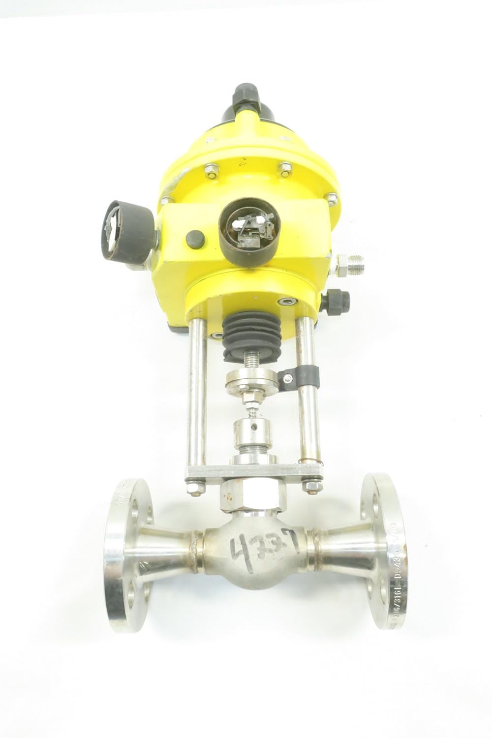 KAMMER VALVES 30037 PNEUMATIC STAINLESS FLANGED CONTROL VALVE 300 1/2IN