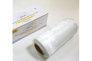 Yikai Fiberglass Woven Roving Cloth (2.6 Oz, Plain Weave), 11.8"inch x 164'feet (30cm x 50m) Long for Boat & Pool Repair