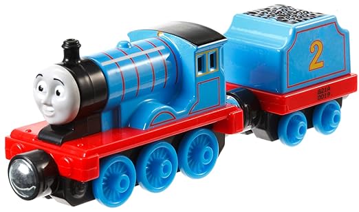 title=Fisher Price CBN31- Trenino Thomas Take'n Play Veicolo Large Edward, Multicolore