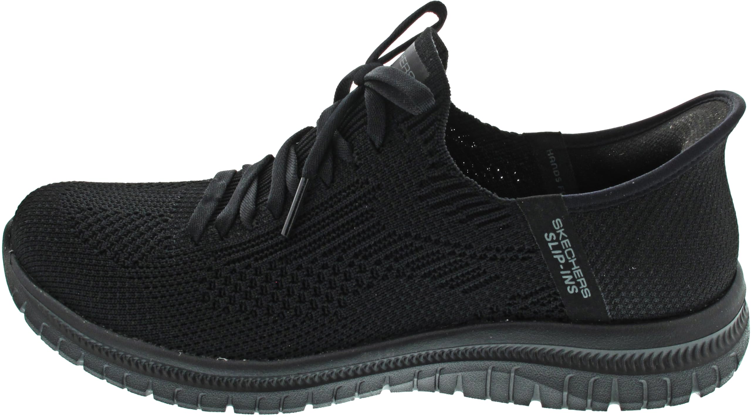 Skechers Women's Virtue-Divinity Sneaker, Black/Black=BBK, 11 Wide Image