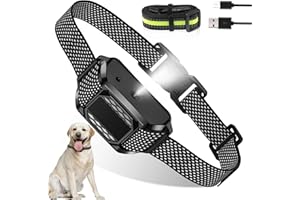 WACNEM Citronella Dog Bark Collar for Dogs, [No Spray Refill] Citronella Dog Collar, Level 3 Sensitivity Adjustable Spray Bark Collar, Safer Anti Bark Collar Suitability for L/M/S Dog Citronella Collar