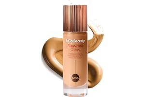 MCoBeauty - Flawless Glow Luminous Skin Filter - 4.5 Medium Shade - 4-in-1 Multi-Use Formula that Contains Squalane - Includes Doe Foot Applicator - Liquid Illuminator