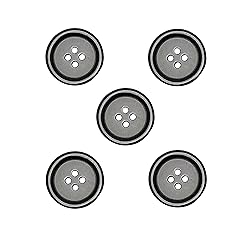 Libiline 100pcs Resin Button Solid Color 4Holes