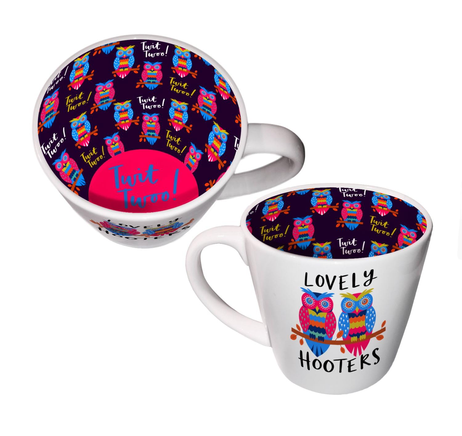 WPL Gifts Lovely Hooters There Coffee Tea Mug Inside Out 250ml