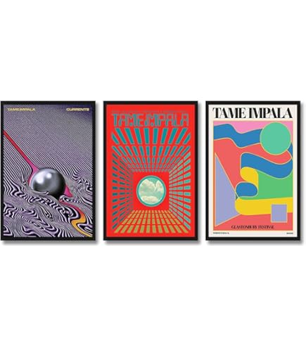 Amazon.com: Tame Impala Poster Music Canvas Wall Art Album