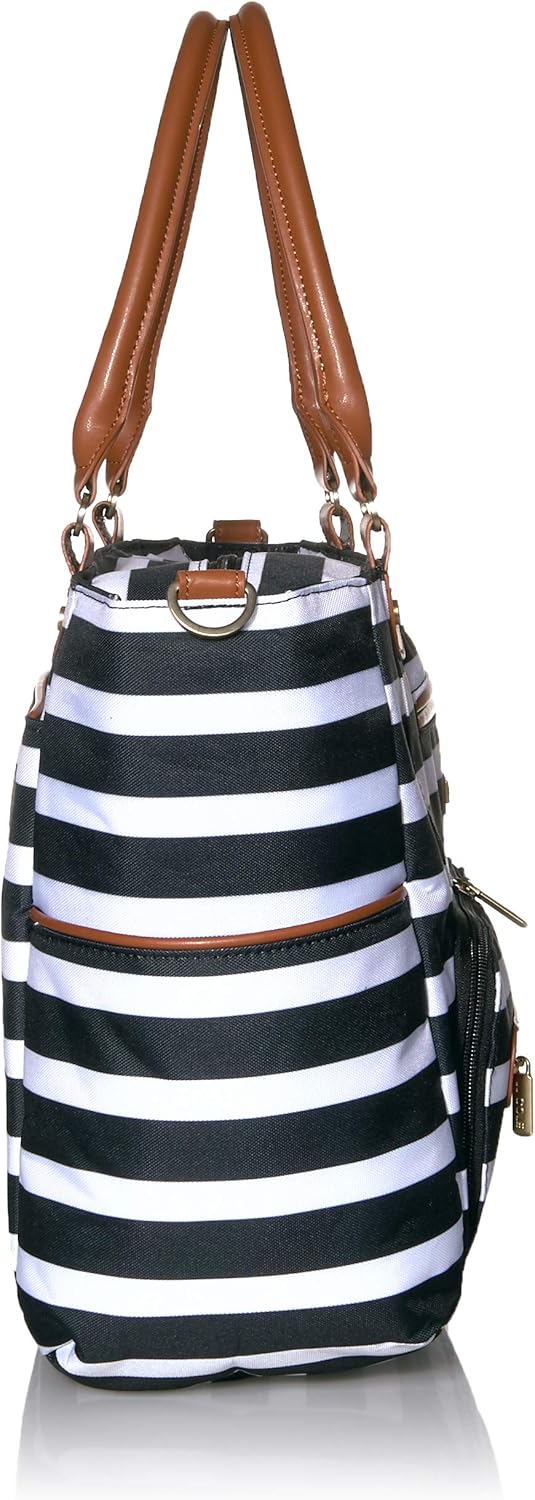 jj cole caprice nappy bag grey heather