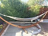 GOCAN Brazilian Double Hammock 220x165 cm 300 kg Grey view 6