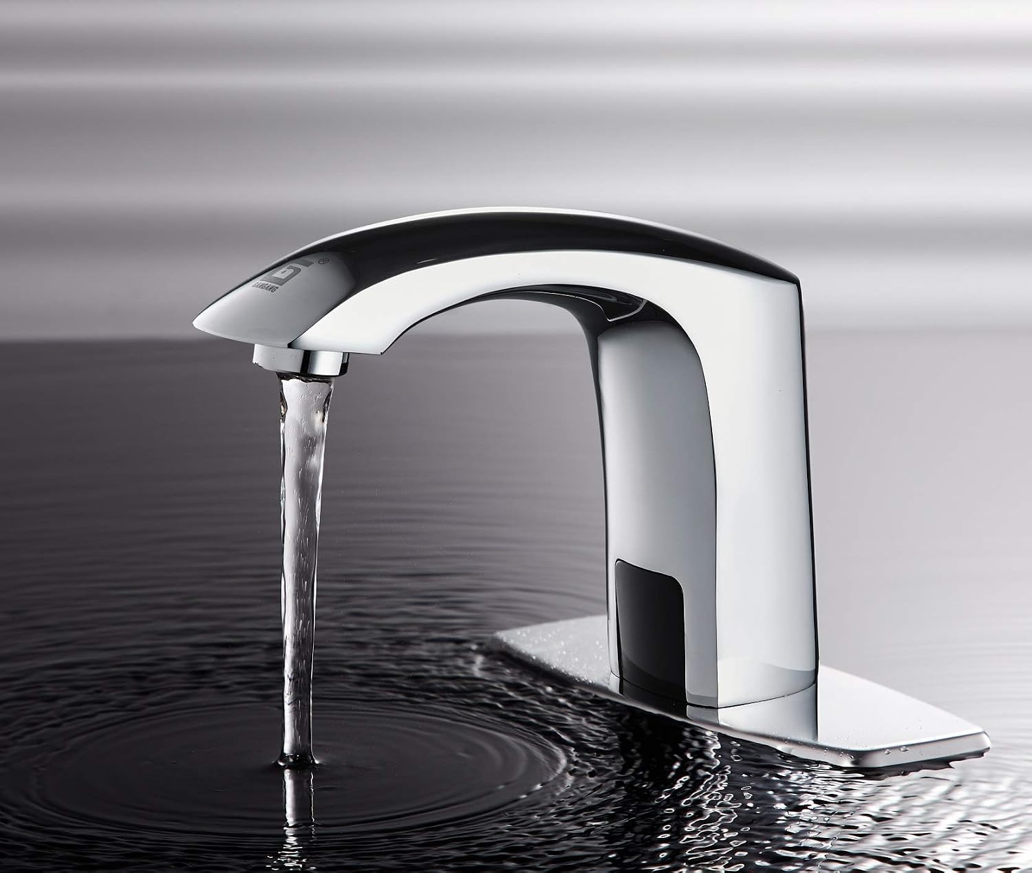 Gangang Basin for Bathroom Sink Infrared Sensor Taps Touchless Automatic Faucet Made of Solid Brass Tap Mixer with Cold and Hot Water Mixing Valve … - Image 3