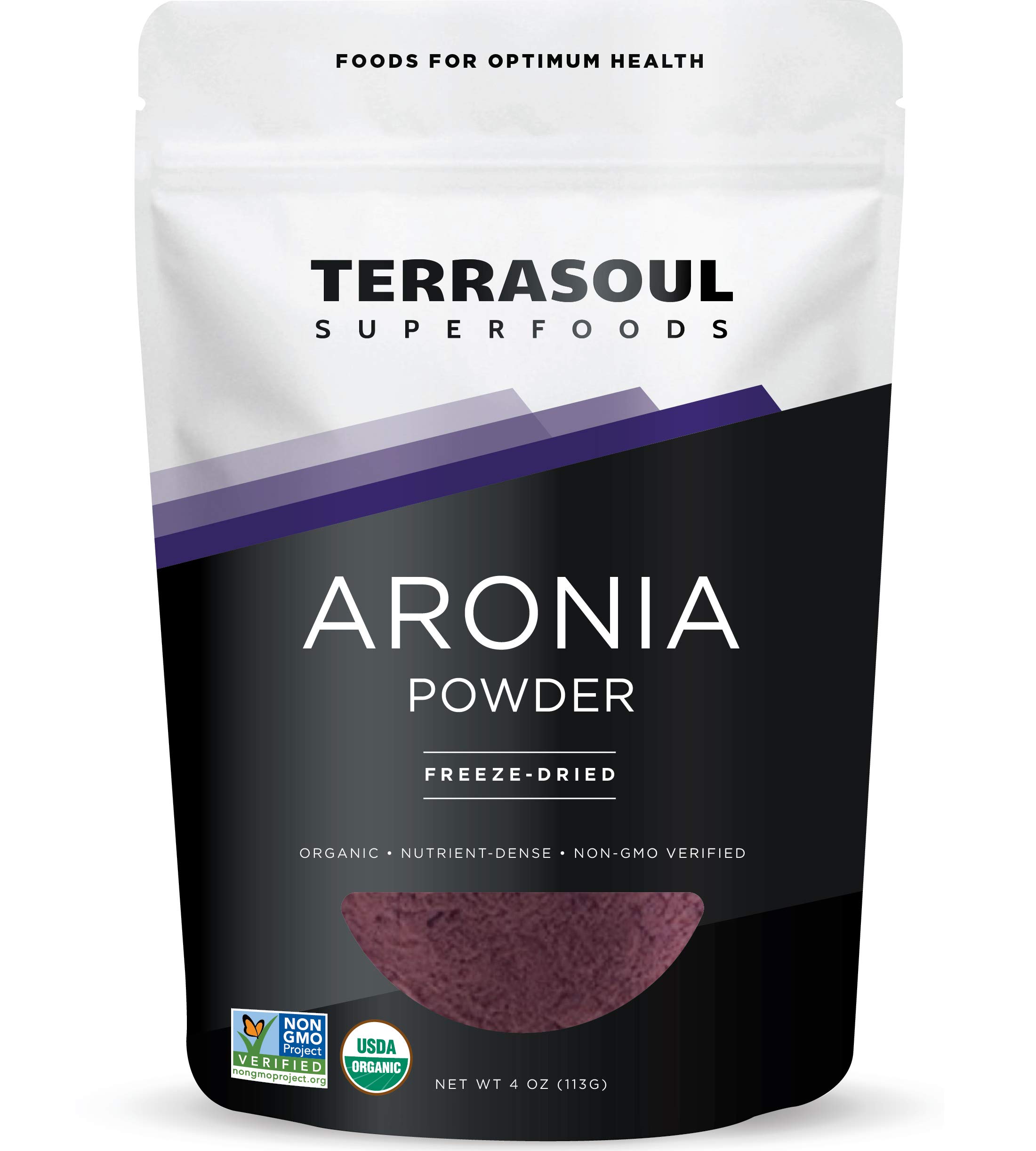 Terrasoul Superfoods Organic Aronia Powder, 4 Oz
