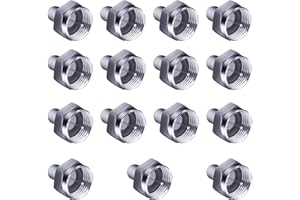 Fanbalunke Coax Cap Cover 15 Pcs F Type 75 Ohm Terminator Coaxial Terminator Caps for Ports on Splitter, AMP, Coaxial Cable, TV Antenna, Wall Plates, Booster