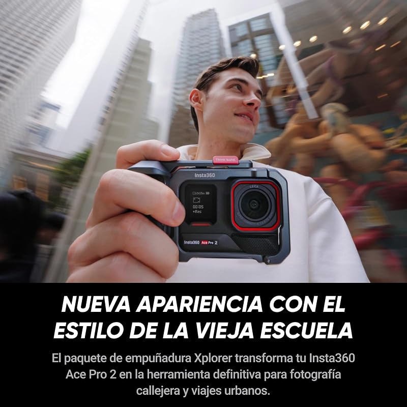 Ace Pro 2 Paquete Xplorer Gris, Cámara de acción 8K, Doble batería
