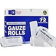 Gauze Rolls Pack of 72 – Premium Quality Lint and Latex-Free 4 inches x 4.1 Yards Conforming Stretch Bandages Designed for Effective Wound Care & Comfort - Ideal for use as a Mummy wrap