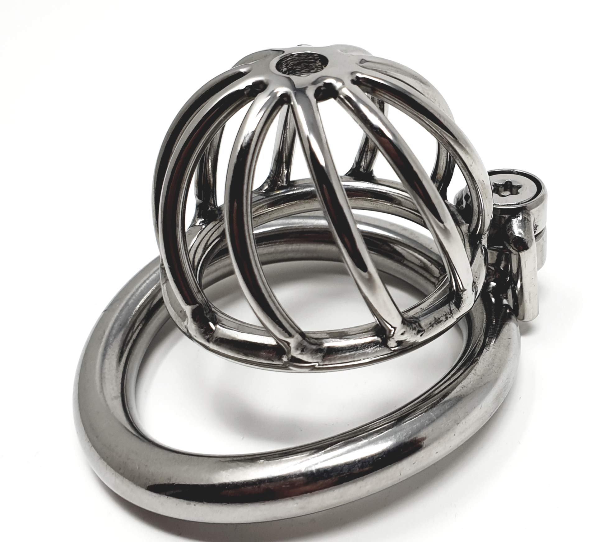 Bondage Masters Chastity Cage Ultra Short Male Chastity Device, Nano Cage