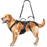Dog Lift Harness, Full Body Support & Recovery Sling with Rear Leg Strap – Pee-Able Design for Large/Medium Dogs, Mobility Aid Harness for Senior, Injured, Disabled, Arthritic & Post-Surgery Pets (L)