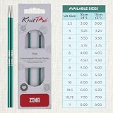 KnitPro Zing Interchangeable Circular Needles 5" 3.00mm 13cm view 4