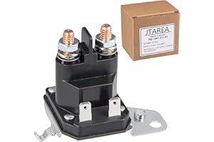 JTAREA 762-1261-211-51 762-1261-211-50 Starter Solenoid 12V Lawn Mower Replacement Lawnmower Parts for Trombetta Cub Cadet Cr