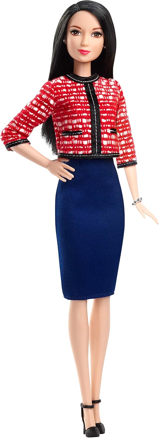 Barbie GFX28 Political Candidate Doll, Tall Black-Haired, Multicolored