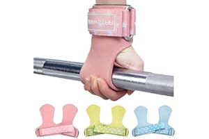 LARA STAR Weight Lifting Wrist Straps for Maximum Grip Support,Lifting Strap for Weightlifting, Gym Grips Hook for Deadlifts, Powerlifting, Heavy Shrug Women/Men