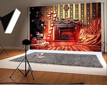 Amazon Com Goeoo 10x6 5ft Vinyl Backdrop Christmas Home