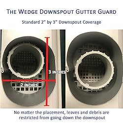 The Gutter Guard - Wedge Eliminates Downspout Pipe